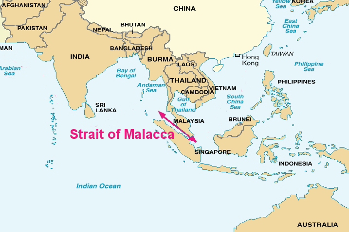 Strait of Malacca Map