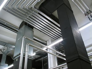 Piping of a boiler-room