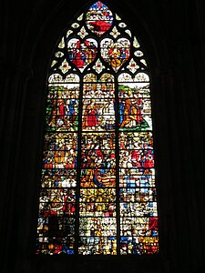 Foto af bugt 28, der skildrer Fierte Saint-Romain og Saint Eustaches liv