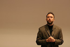 Jimmy Donal Wales at Fosdem 2005, Brussels