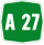 Autostrada A27 Italia.svg