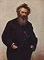 The portrait of the painter Ivan Shishkin by Ivan Kramskoi. 1880. Oil on canvas.