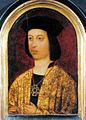 King Ferdinand II of Aragon (1452-1516) on a painting probably in 1520 by an unknown artist