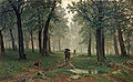 Ivan Shishkin - Rain in oak forest, Image in the public domain