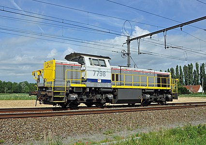 Belgian diesel locomotive