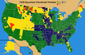 Results of the Republican Presidential Primaries 2008, county level