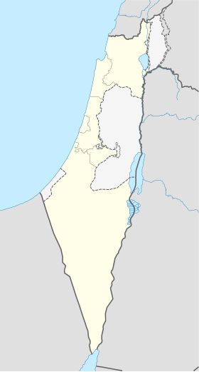 siehe auf der Karte von Israel