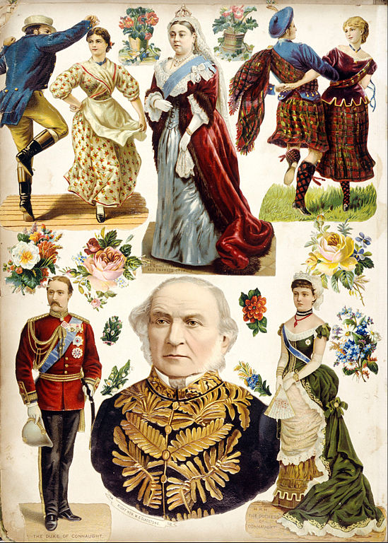 Scrapbook de l'époque victorienne dans le Museum of London.