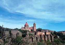 Silver mining complex of La Valenciana, Guanajuato, Mexico (Source: Wikimedia)