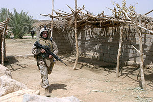 US military patrolling in Iraq