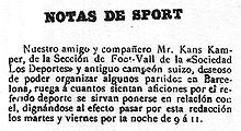 extracto de anuncio de periódico