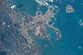 Nouméa in New Caledonia seen from the ISS in 2020