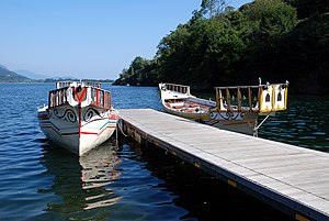 Italy, Lago di Mergozzo, rowing boats, motorboats forbidden