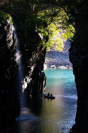 宮崎県高千穂町にある高千穂峡