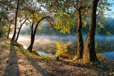 National Landscape Park «Svyati Gory». Natural heritage site in Ukraine