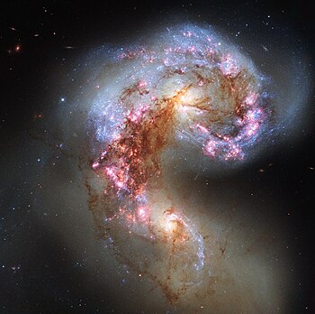 New version of Antennae Galaxies