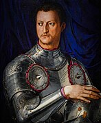 based on: Portrait of Cosimo I de' Medici 