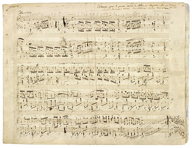 Autographed Original Chopin Sheet Music