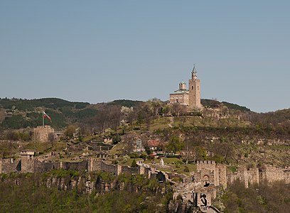 The medieval stronghold of Tsarevets, Veliko Tarnovo, Bulgaria.