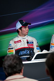 Foto af Sergio Pérez under den italienske Grand Prix 2012