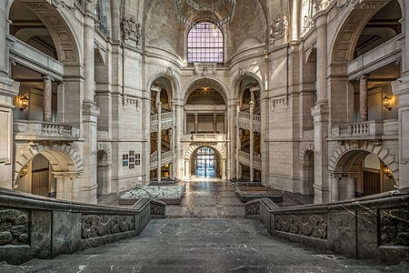 Lobby of the New Town Hall in Hanover