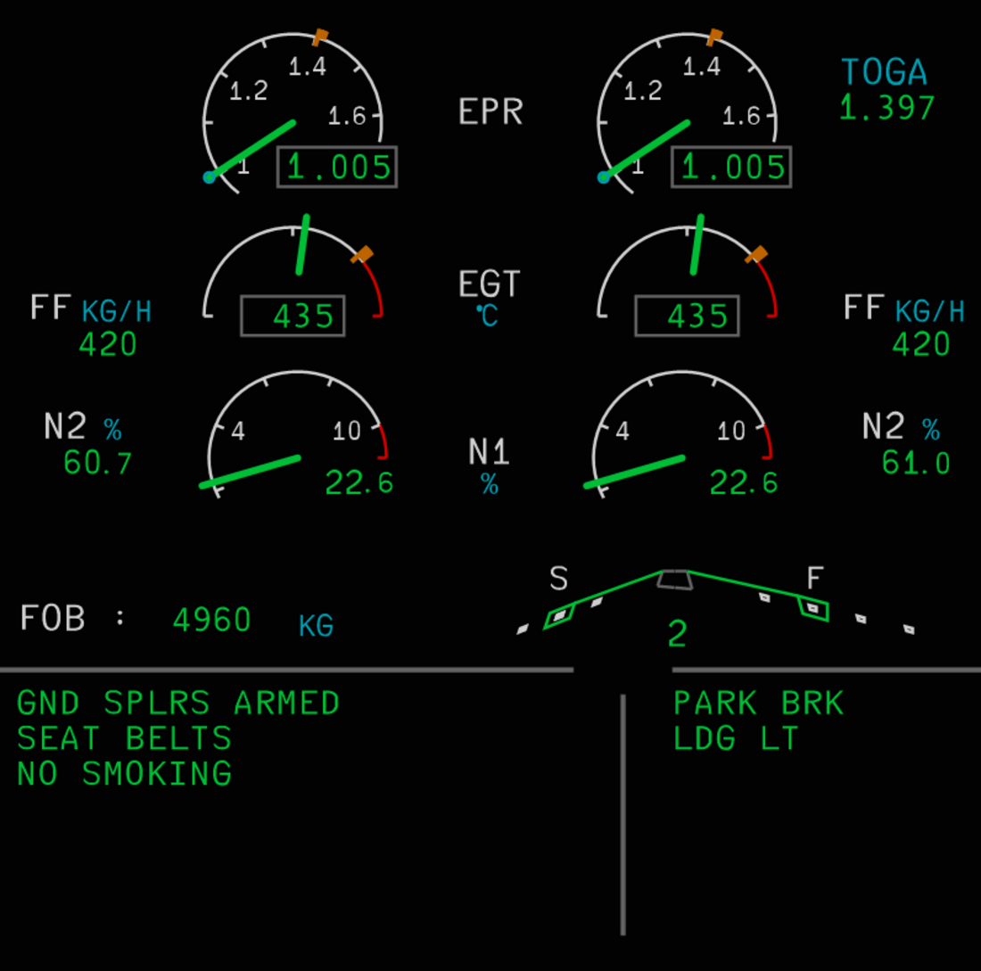 Electronic centralised aircraft monitor