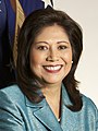 Former Secretary of Labor Hilda Solis from California (2009–2013)[52]