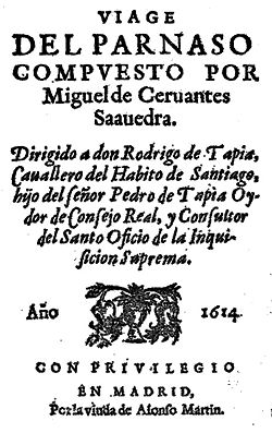 The frontispiece of the Viaje (1614) (Source: Wikimedia)