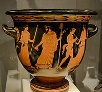 different from: Red-Figure Bell Krater with Dionysiac Scenes 