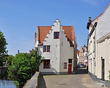 Pottenmakersstraat in Bruges (Belgium)