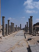 Bosra, Suriye'deki kaledeki Roma kalıntıları ..jpg