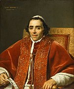 based on: Portrait of Pope Pius VII 