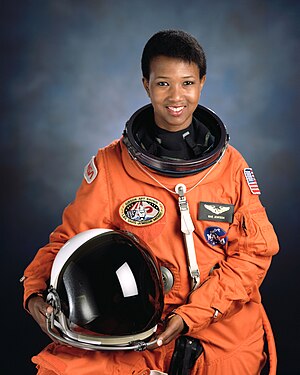 American engineer, physician and NASA astronaut. She became the first black woman to travel in space when she served as an astronaut aboard the Space Shuttle Endeavour.