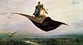 Flying Carpet by Viktor Vasnetsov. Image in the public domain, author unknown.