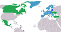 ESA member countries (world)