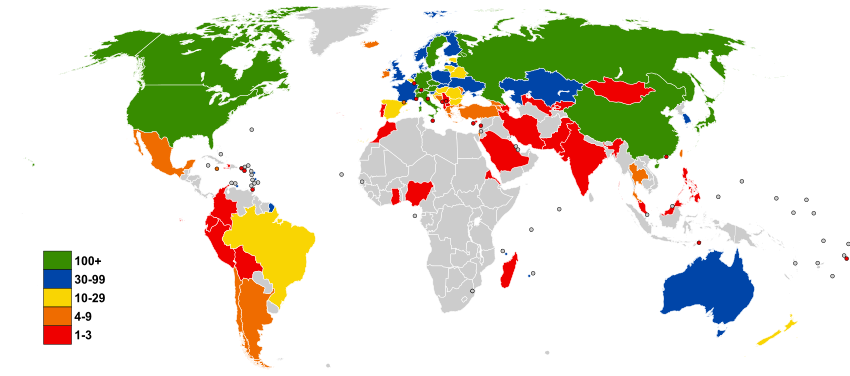 2022 Winter Olympics team numbers.svg