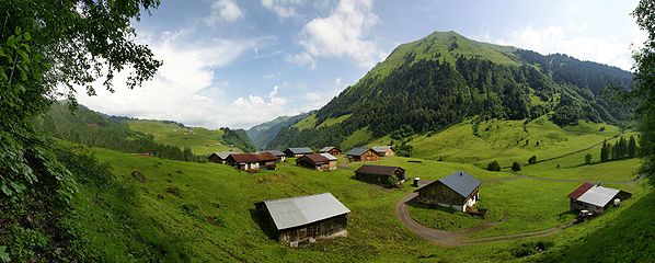 Alps in Bregenzerwald