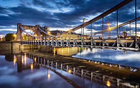 Grunwaldzki Bridge in Wrocław, Poland