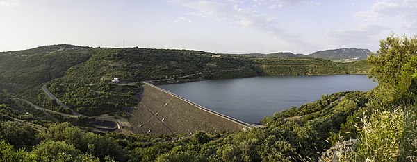 Salagou Dam. Clermont-l'Hérault, France