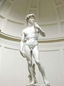 The original David of Michelangelo