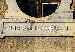 Lintel al vechii prese municipale.  Longevelle.jpg