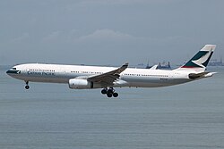 Airbus A330-343X Cathay Pacific Airways B-HLL, HKG Hong Kong (Chek Lap Kok International Airport), Hong Kong PP1281947739.jpg