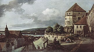 different from: View of Pirna, from Sonnenstein Castle 