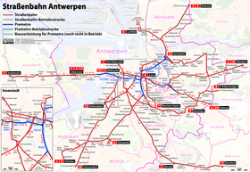 Illustratieve afbeelding van de Antwerpse Tramsectie