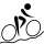 Ciclismo (mountain bike) pictogram.svg