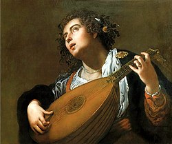 Artemisia Gentileschi: Woman Playing a Lute