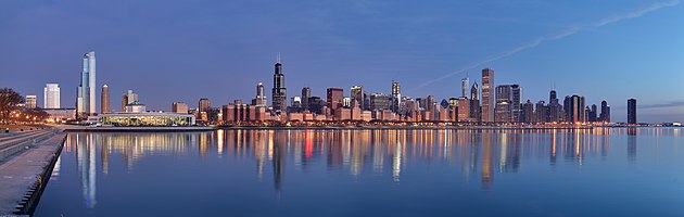 Chicago at dawn