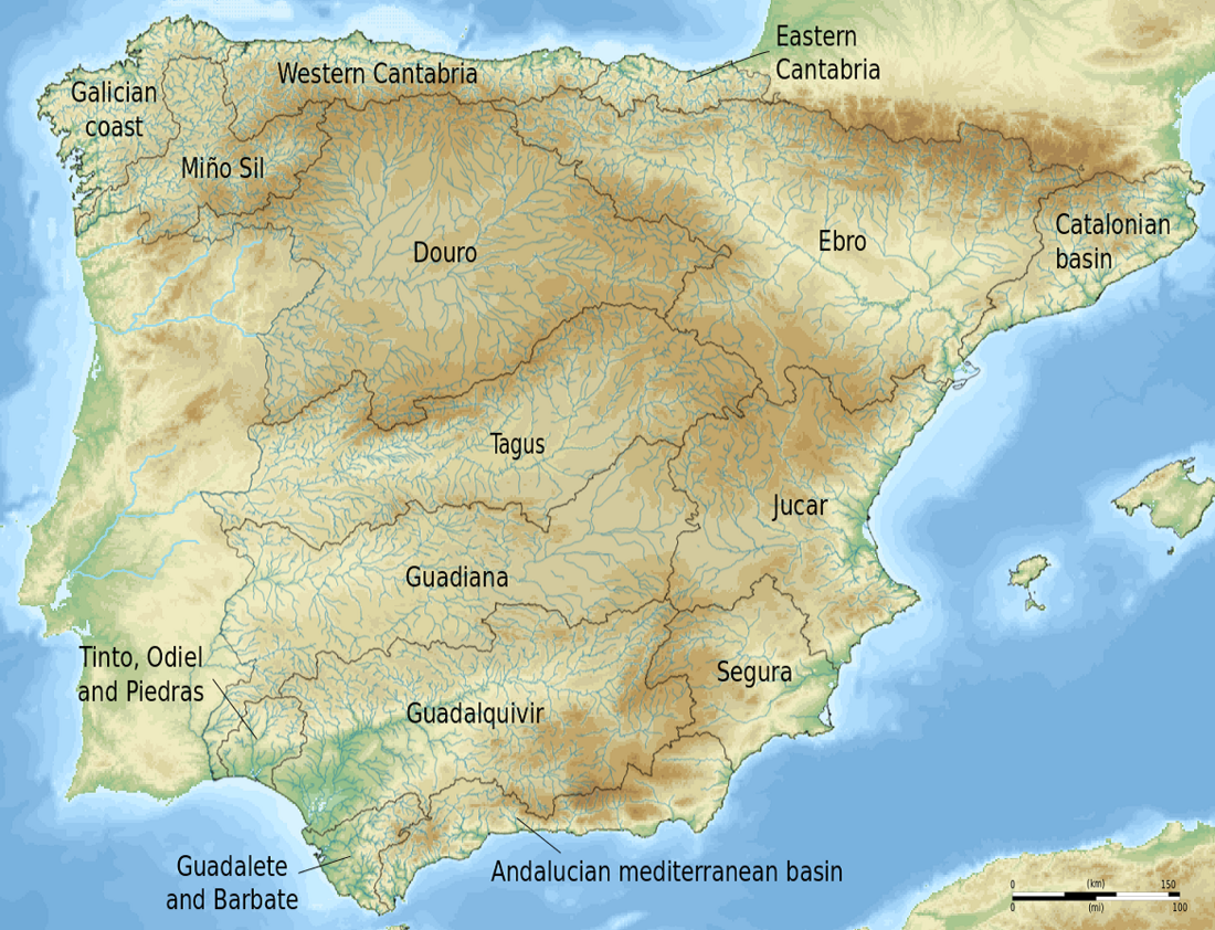 List of rivers of Spain