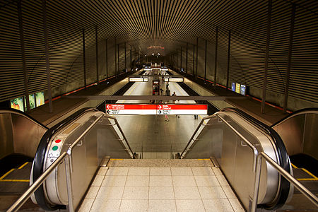 The metrostation of Hakaniemi.