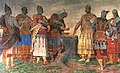 Fresco in the Council Room, City Hall, Kecskemét